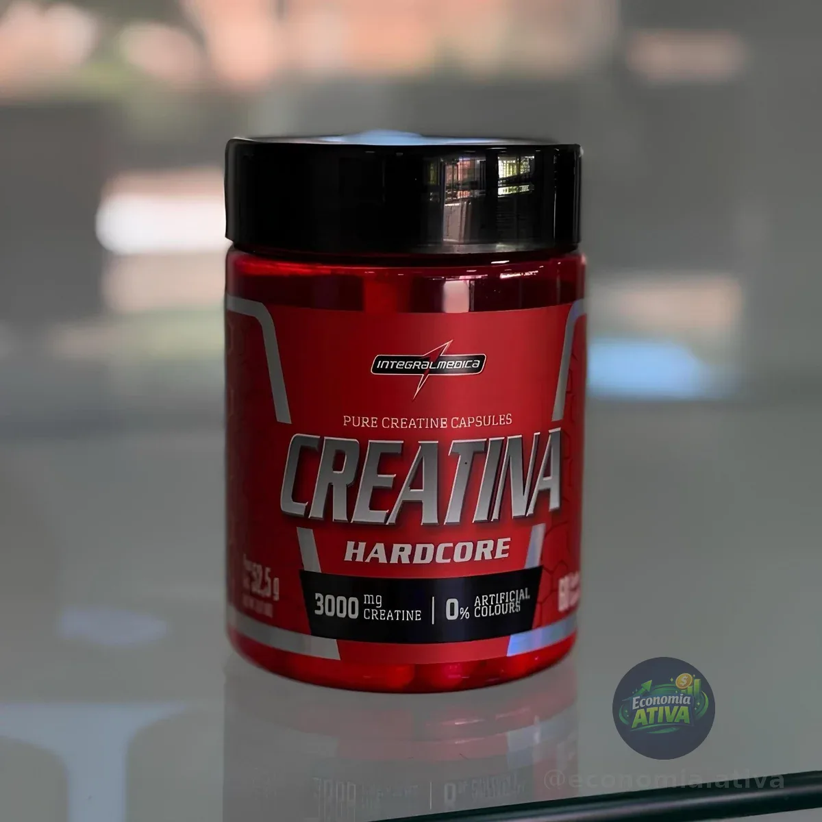 Creatina 100% Pura 60 Cápsulas Integralmédica