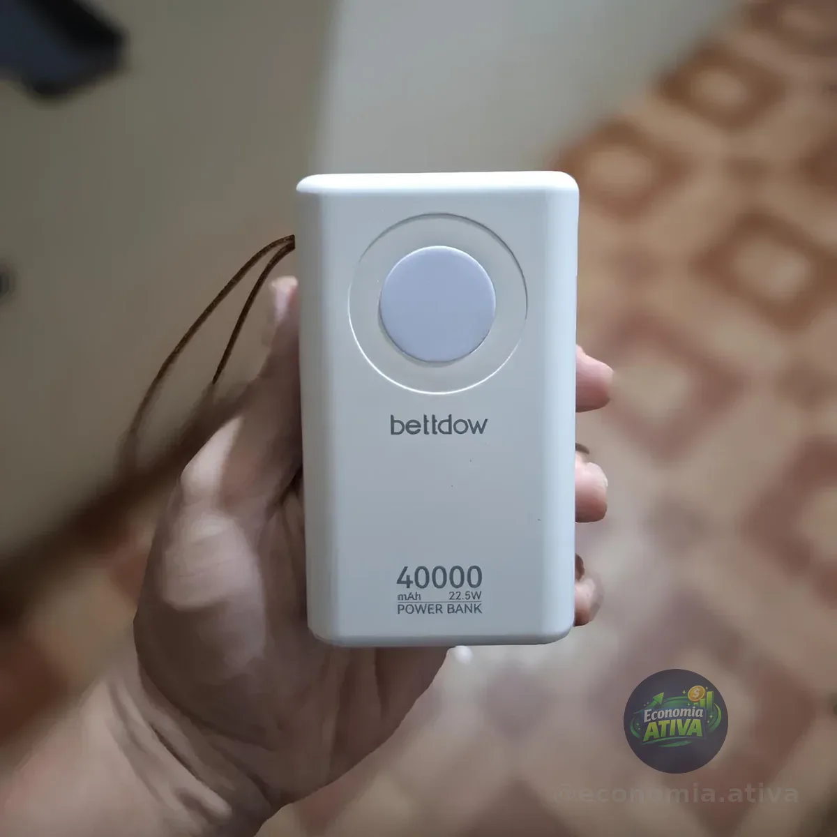 Powerbank 40000mah Carregador 22.5w Portátil Carga Rápida (2 cores)