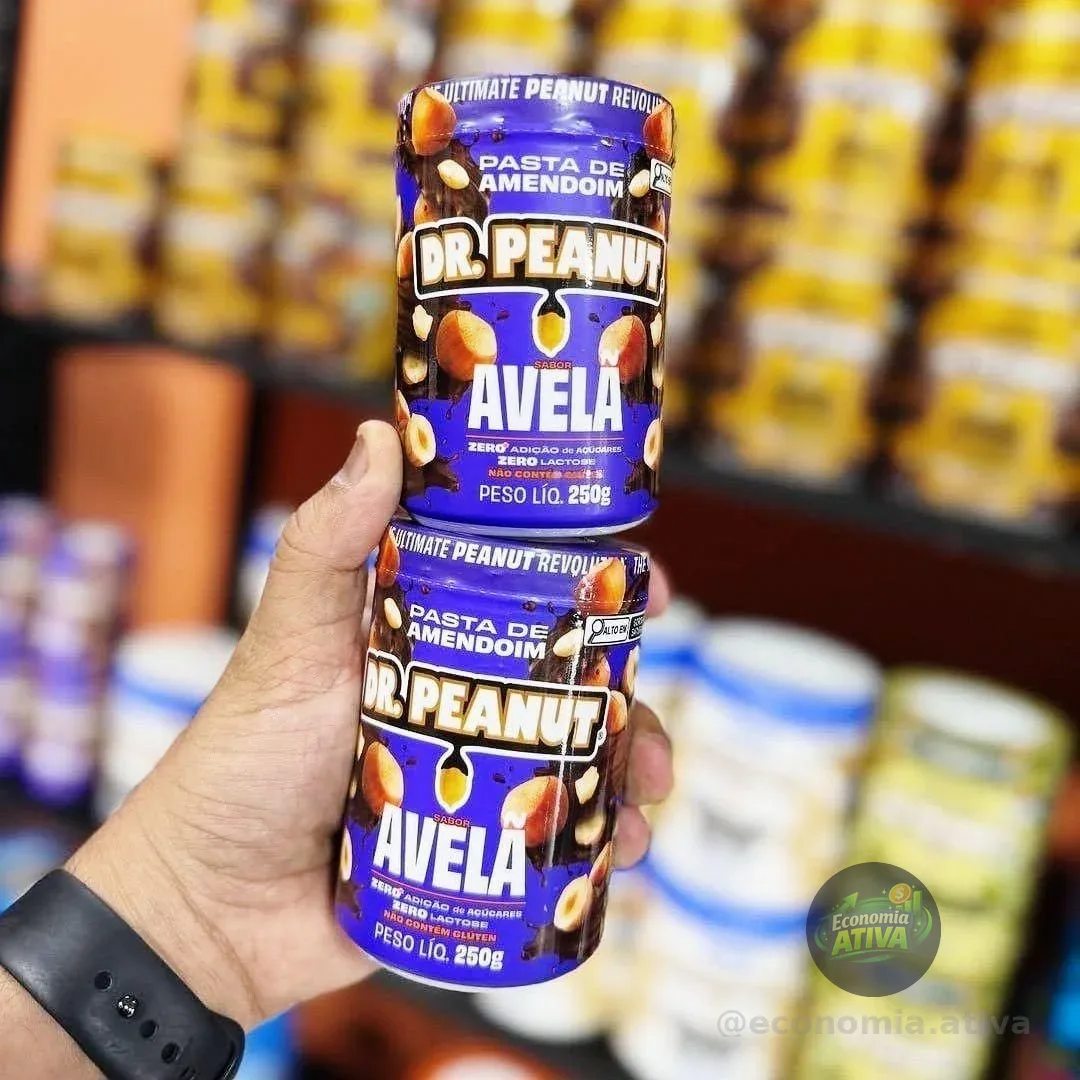 Dr. Peanut Pasta De Amendoim Avelã 250g - Com Whey Protein