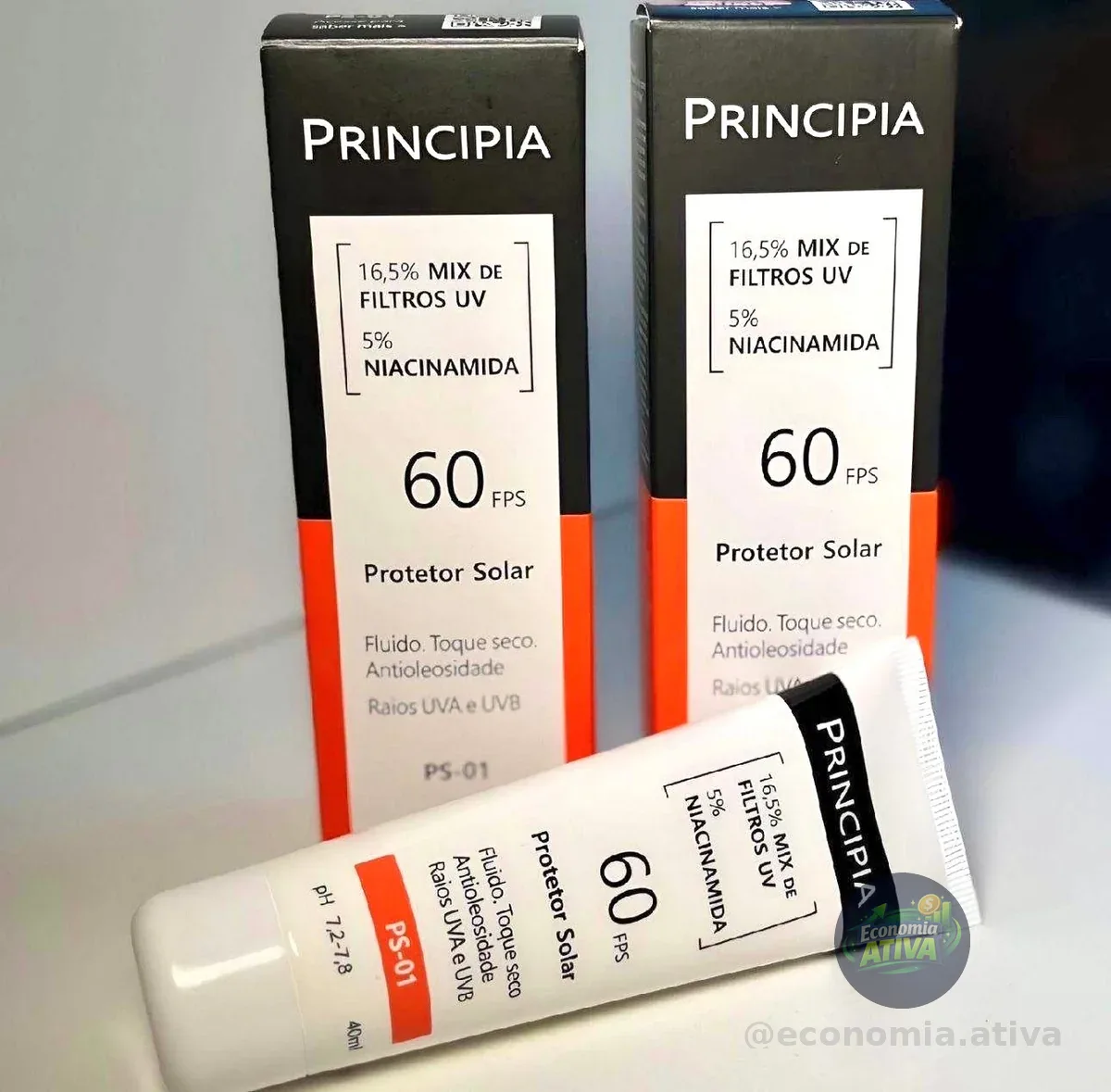 Principia Kit Protetor Solar Facial Ps-01 Fps60