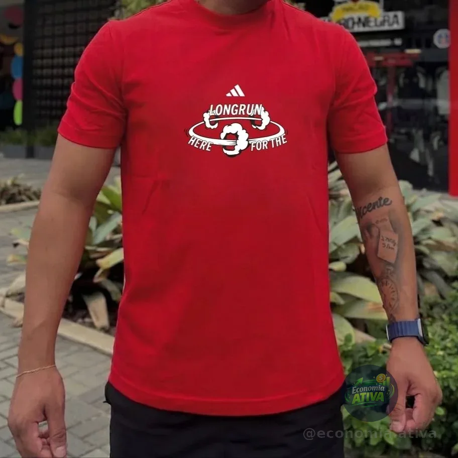Camiseta Estampada For The Long Run adidas