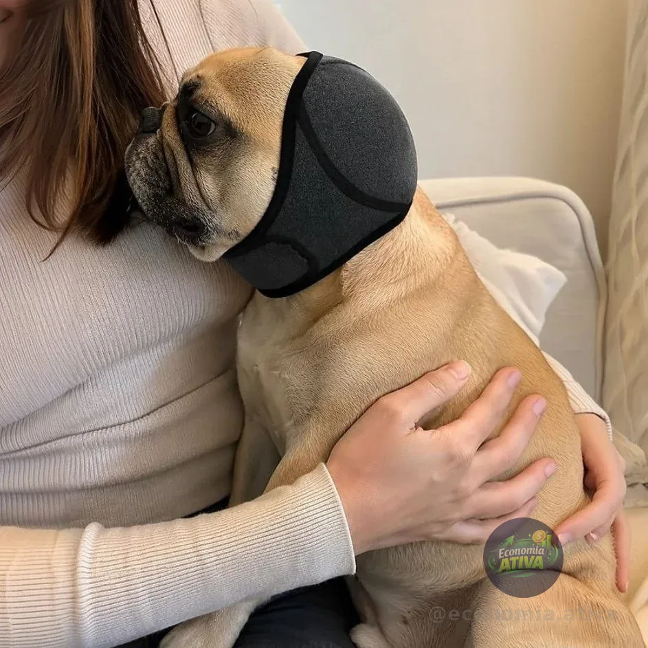 Protetor Ouvido Cachorro Pet Medo De Fogos