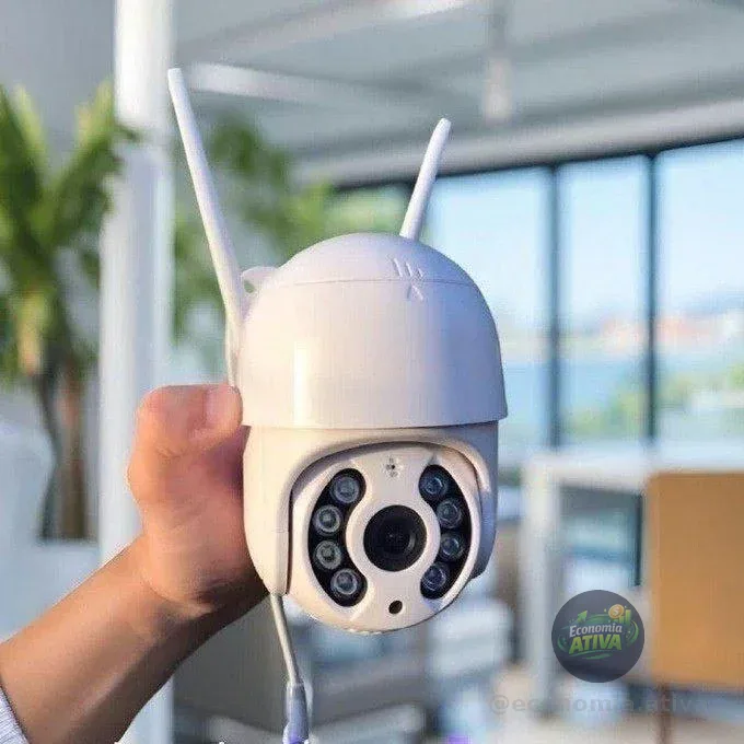 Kit 2 câmeras Ip Icsee Prova D'água Infravermelho Externa Wifi