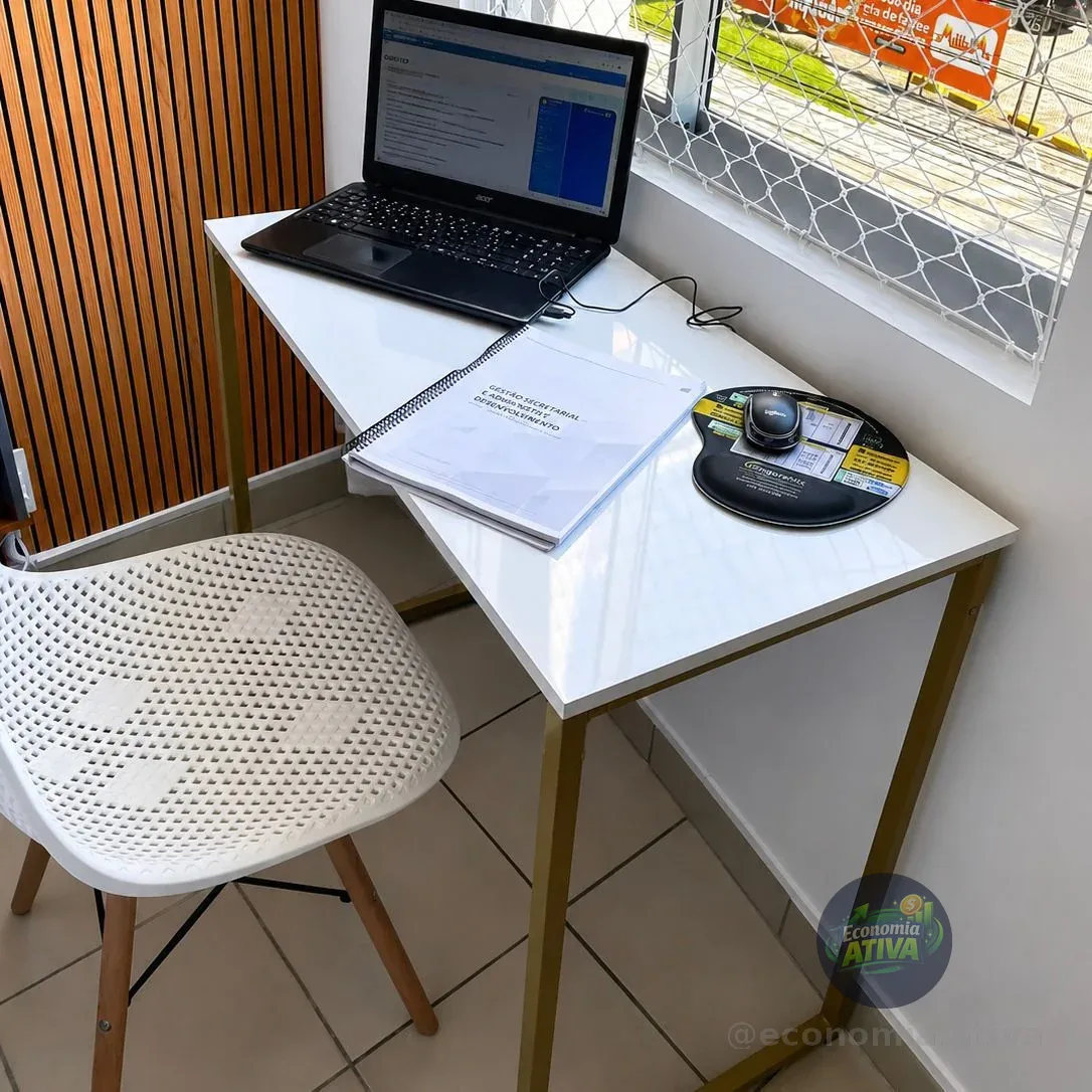 Mesa Home Office Escrivaninha Industrial