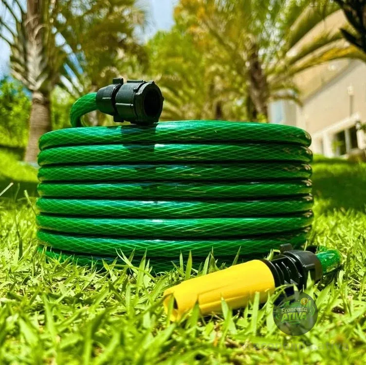 Mangueira De Jardim 10m Metros Com Esguicho