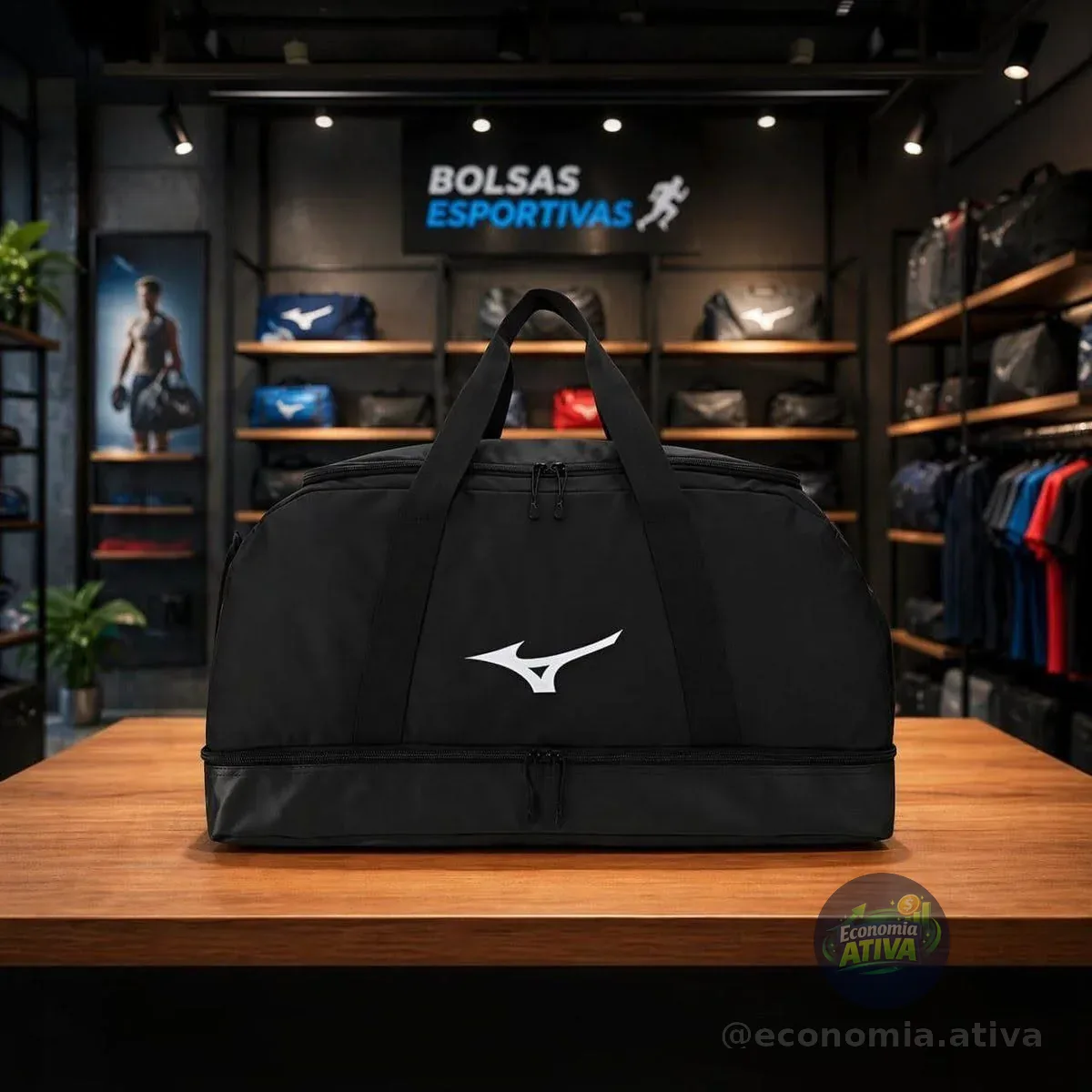 Mala De Treino Mizuno Gym