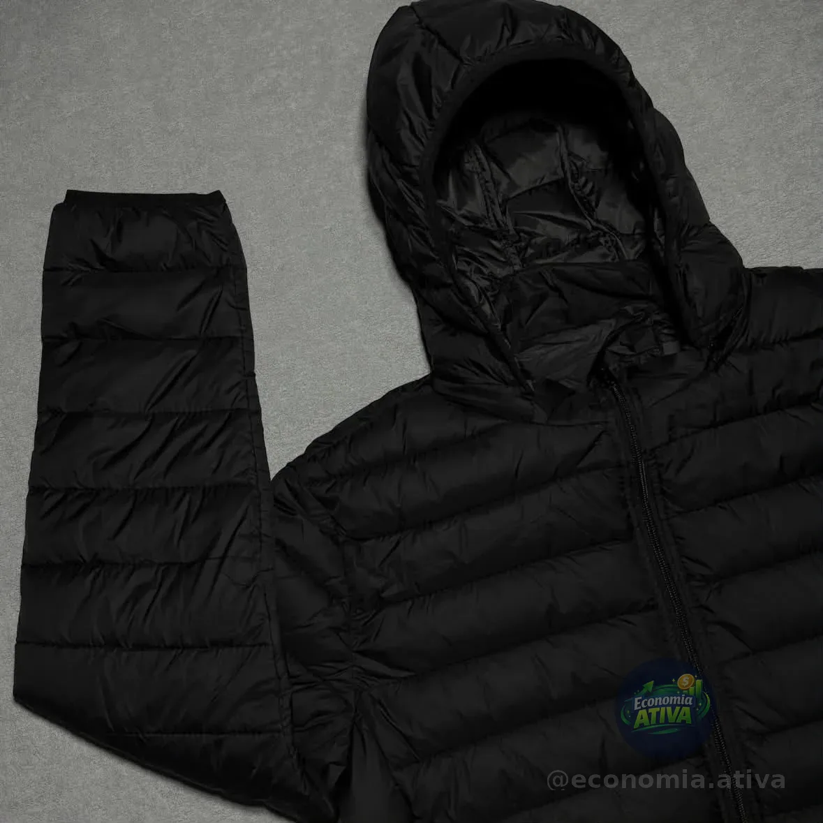 Jaqueta Masculina Puffer Bobojaco Nylon Frio Inverno