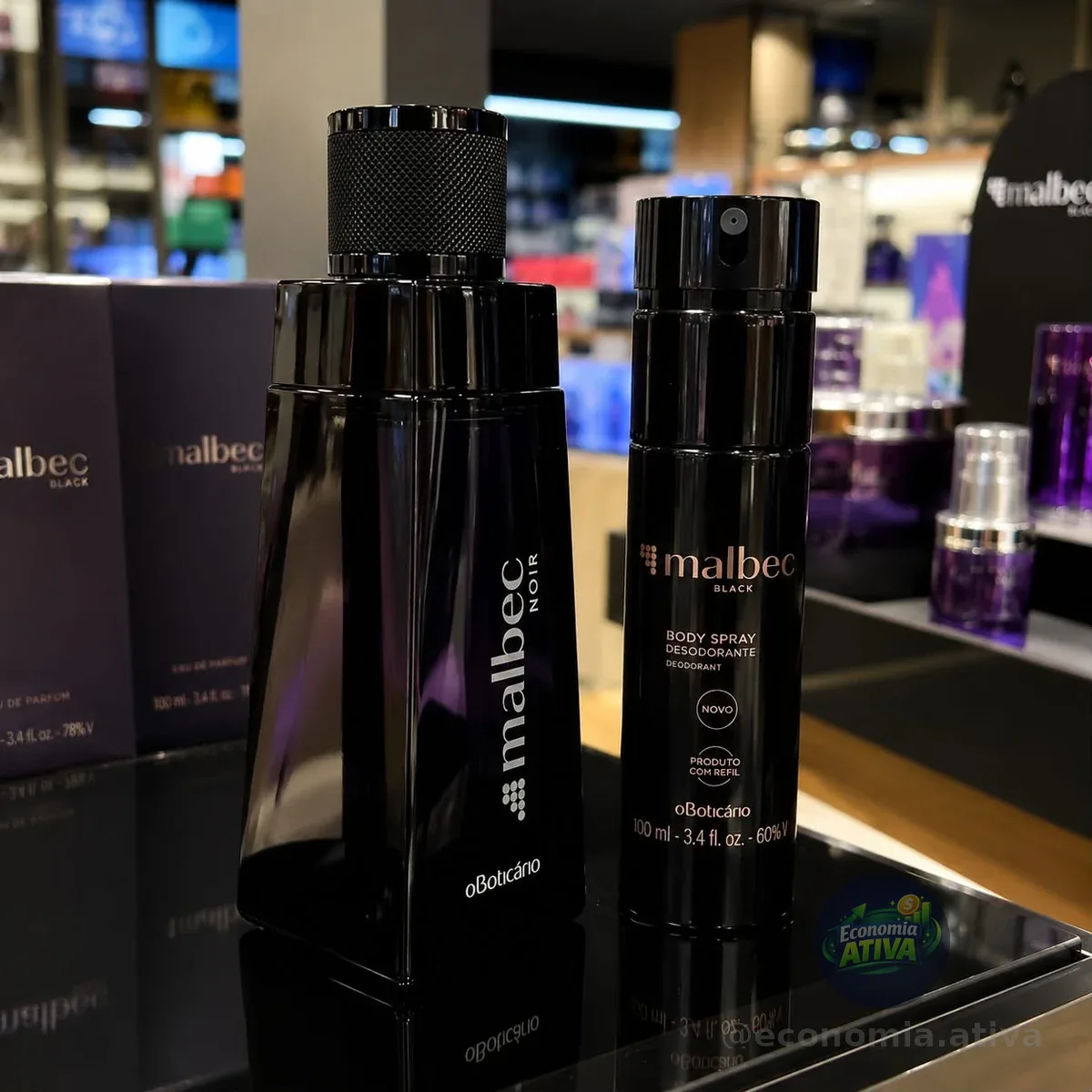 Kit Malbec Black E Body Spray