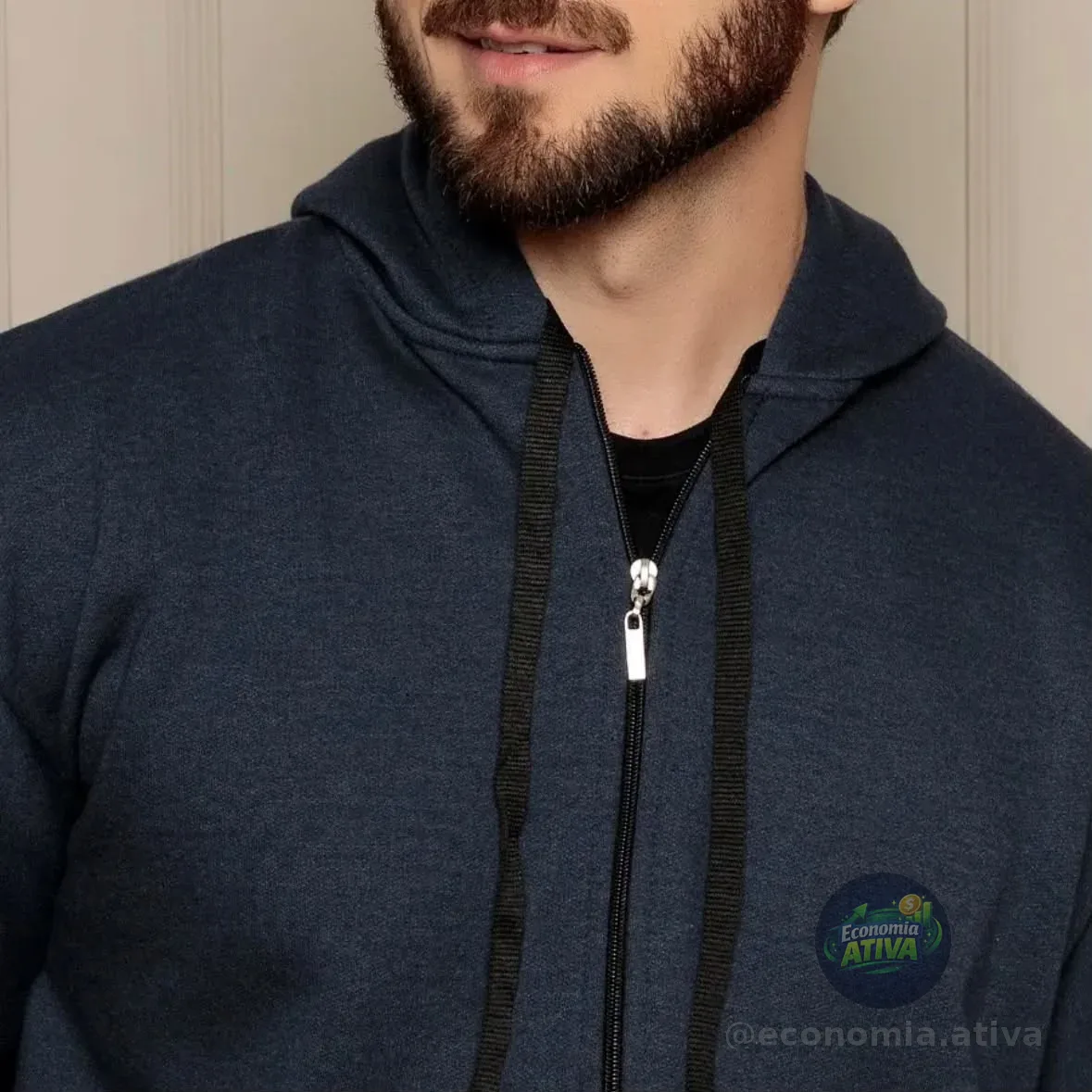 Casaco Moletom Blusa De Frio Masculino Ziper