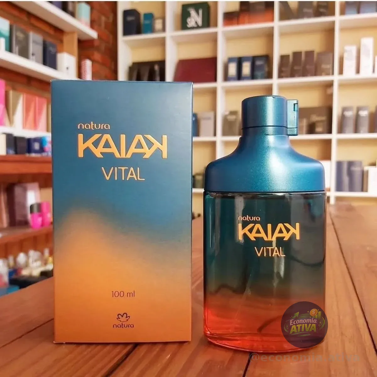 Deo Colônia Natura Kaiak Vital Masculino 100 Ml