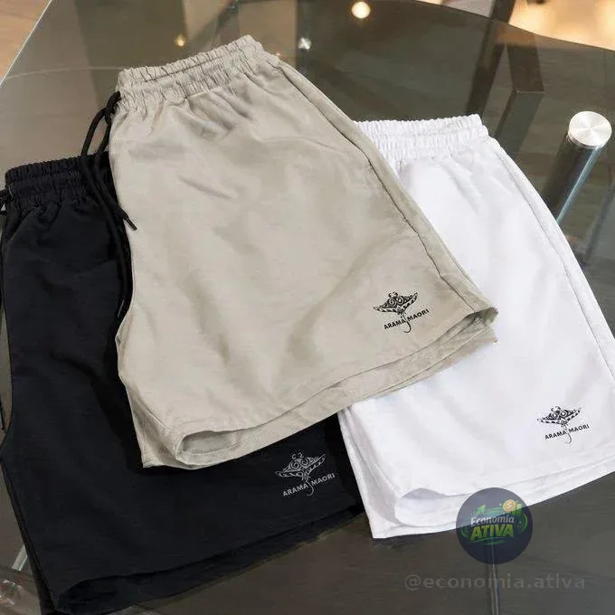 Kit 3 Shorts Masculina Mauricinho Tactel