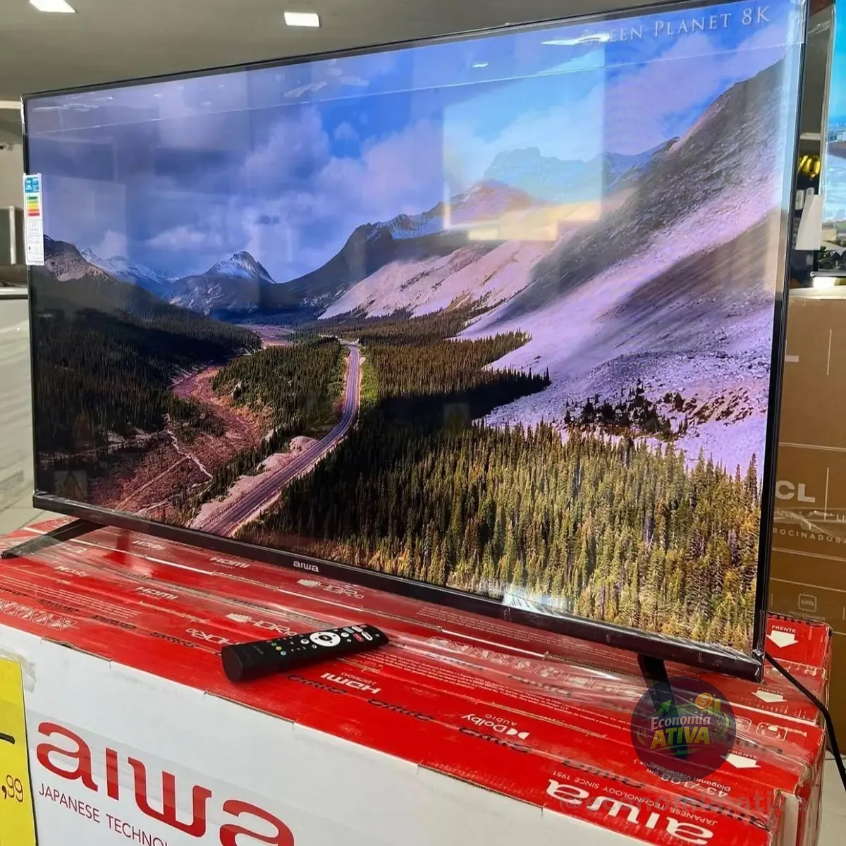 Smart Tv Aiwa 43 Android Full Hd Borda Ultrafina