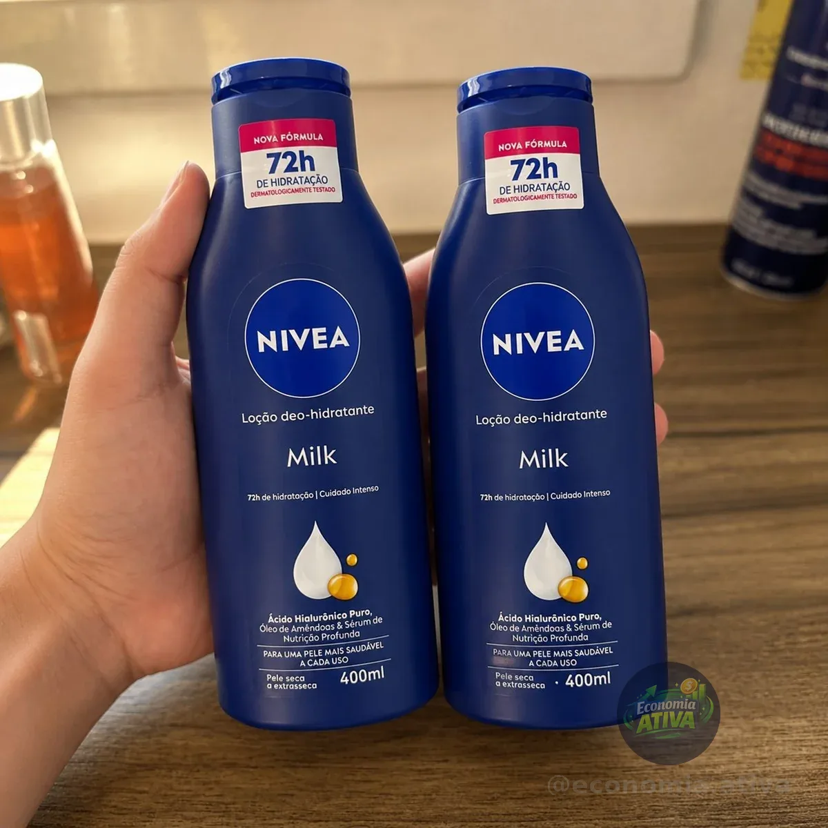 2 Nivea Body Milk Hidratante