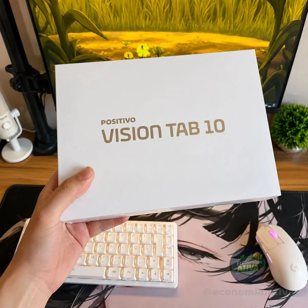 Positivo Vision Tab10 4gb Ram 128gb Ssd Com Capa Teclado