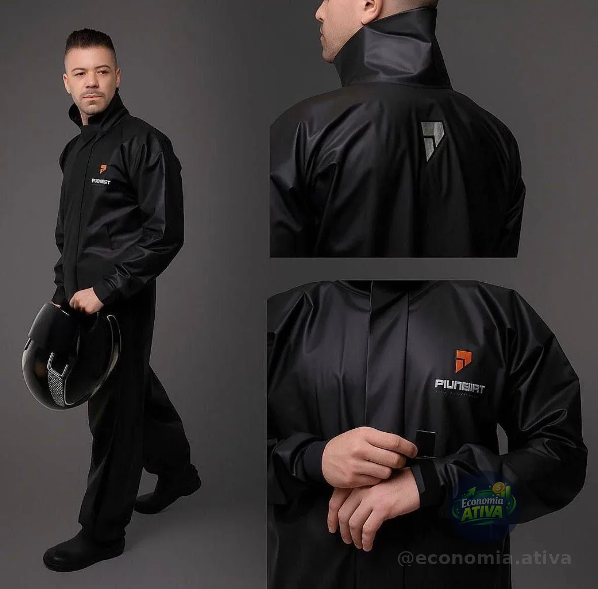 Capa De Chuva Moto Impermeável