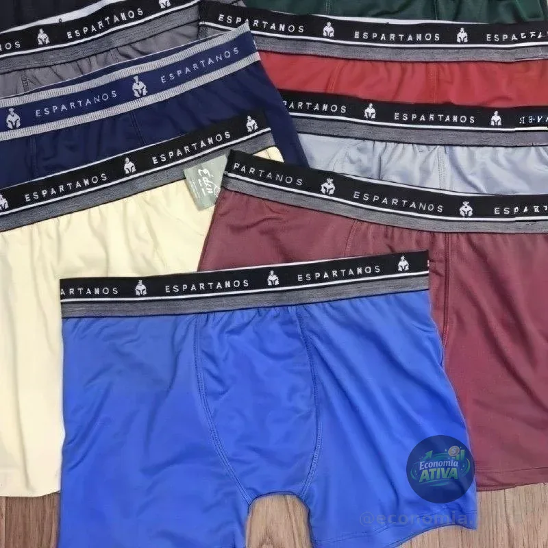 Kit 10 Cuecas Boxer Masculina Microfibra Original