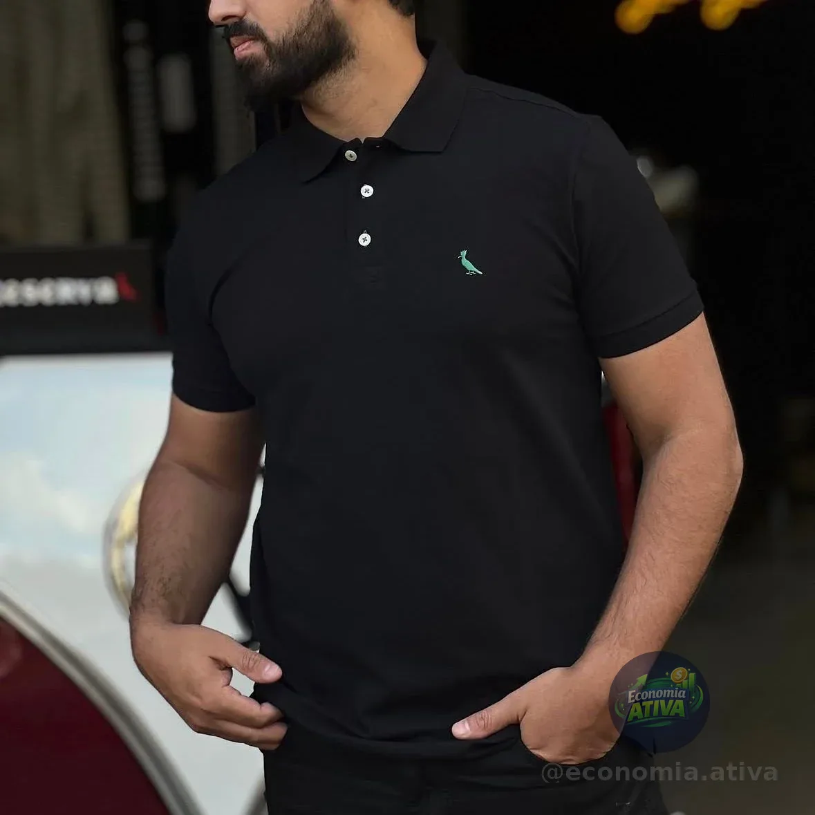 Polo Piquet Basica Reserva Masculino