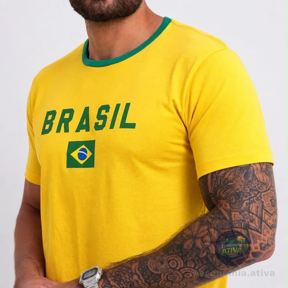 Camiseta Do Brasil Masculina