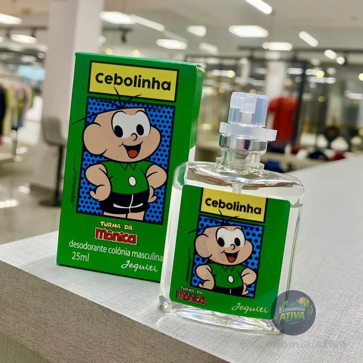 Colônia Turma Da Mônica Cebolinha Jequiti 25ml