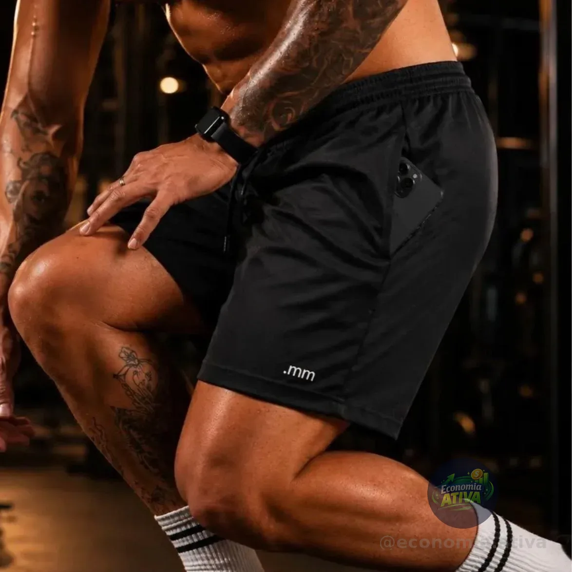 Kit3 Short Futebol Bermuda Masculina Academia Treino Esporte