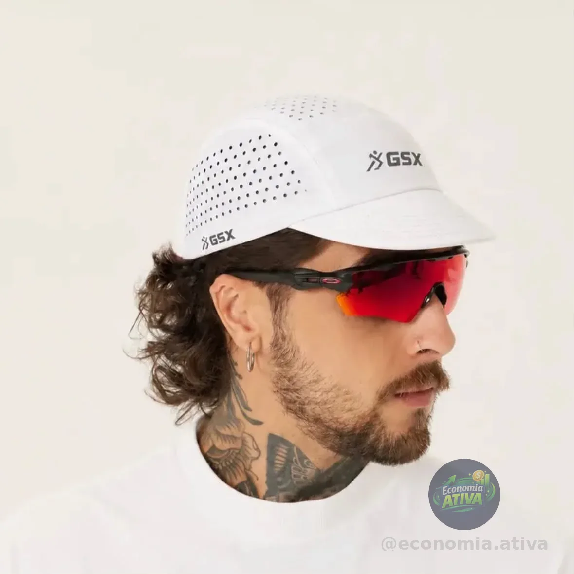 Boné Corrida Aba Curta Ultra Leve Airtech Pro