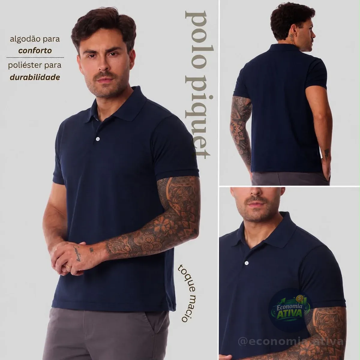 Camisa Gola Polo Masculina Premium