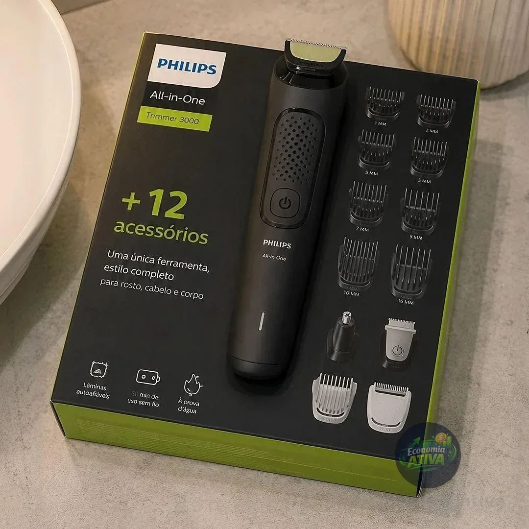 Multigroom Philips Inclui 12 Acessórios