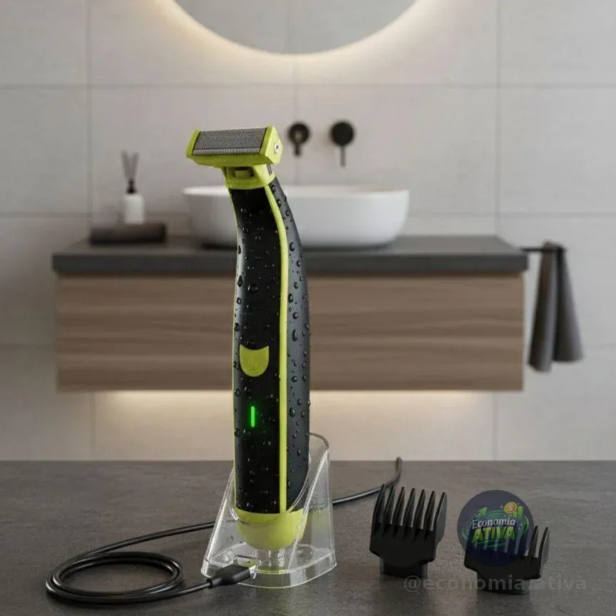 Aparador De Pelos Elétrico Prova D'água 127/220v