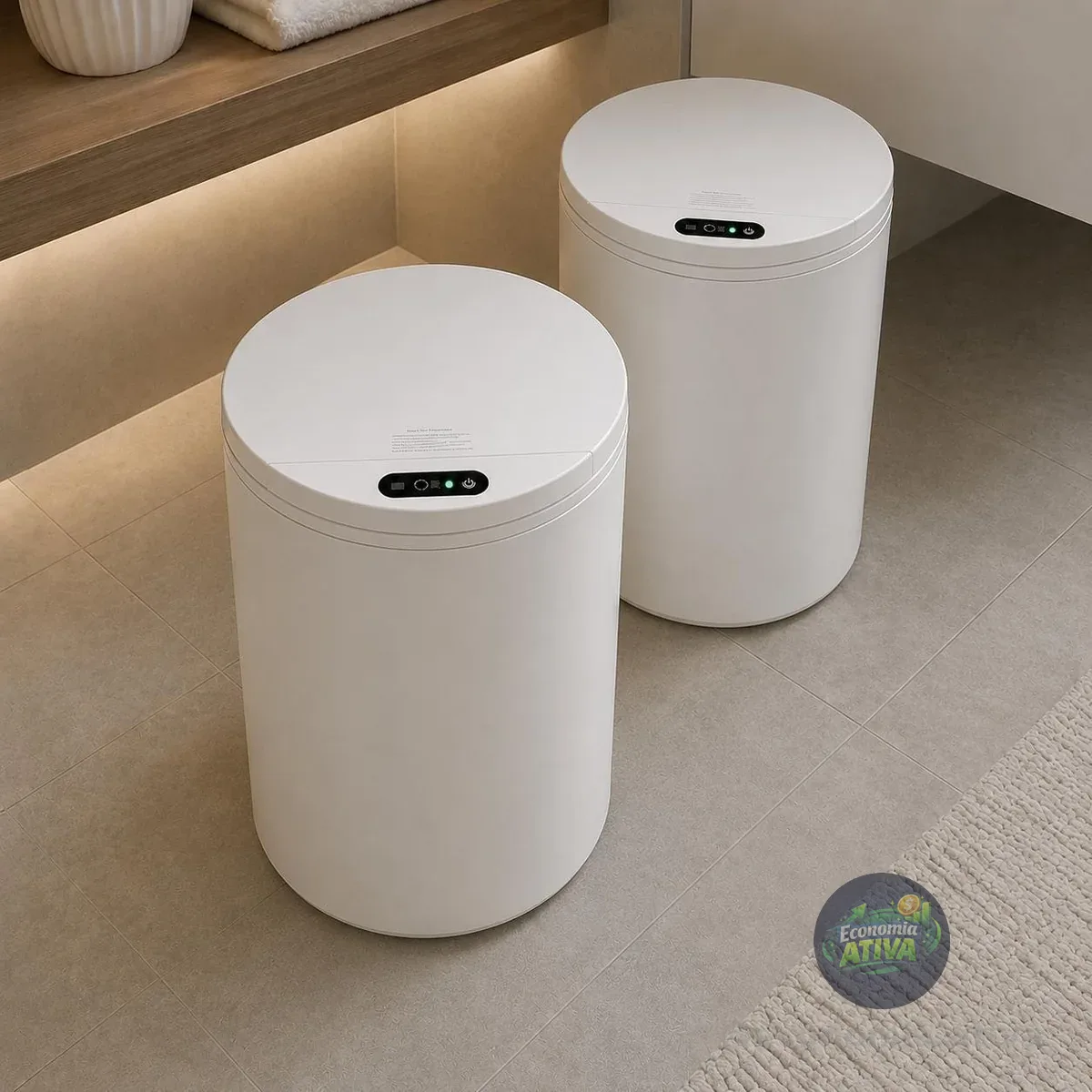 Lixeira Automática Sensor Escritório
