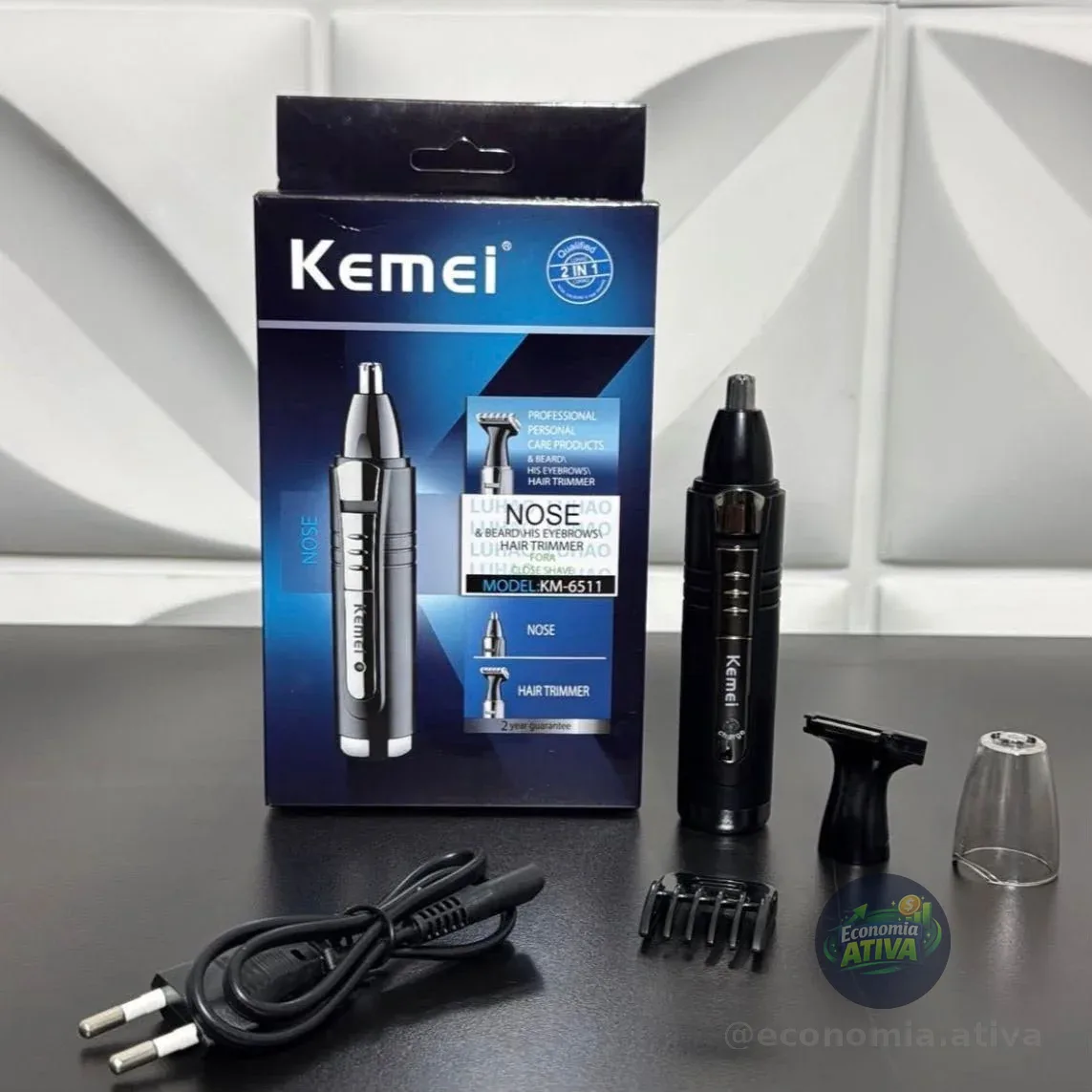 Aparador Pelo Nariz Kemei Km-6511