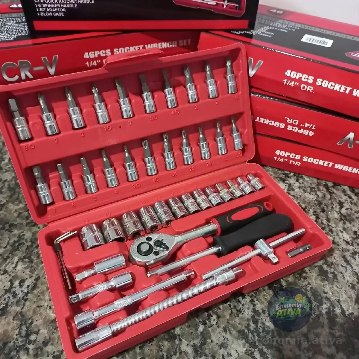Kit Ferramentas Quicko 46 Peças
