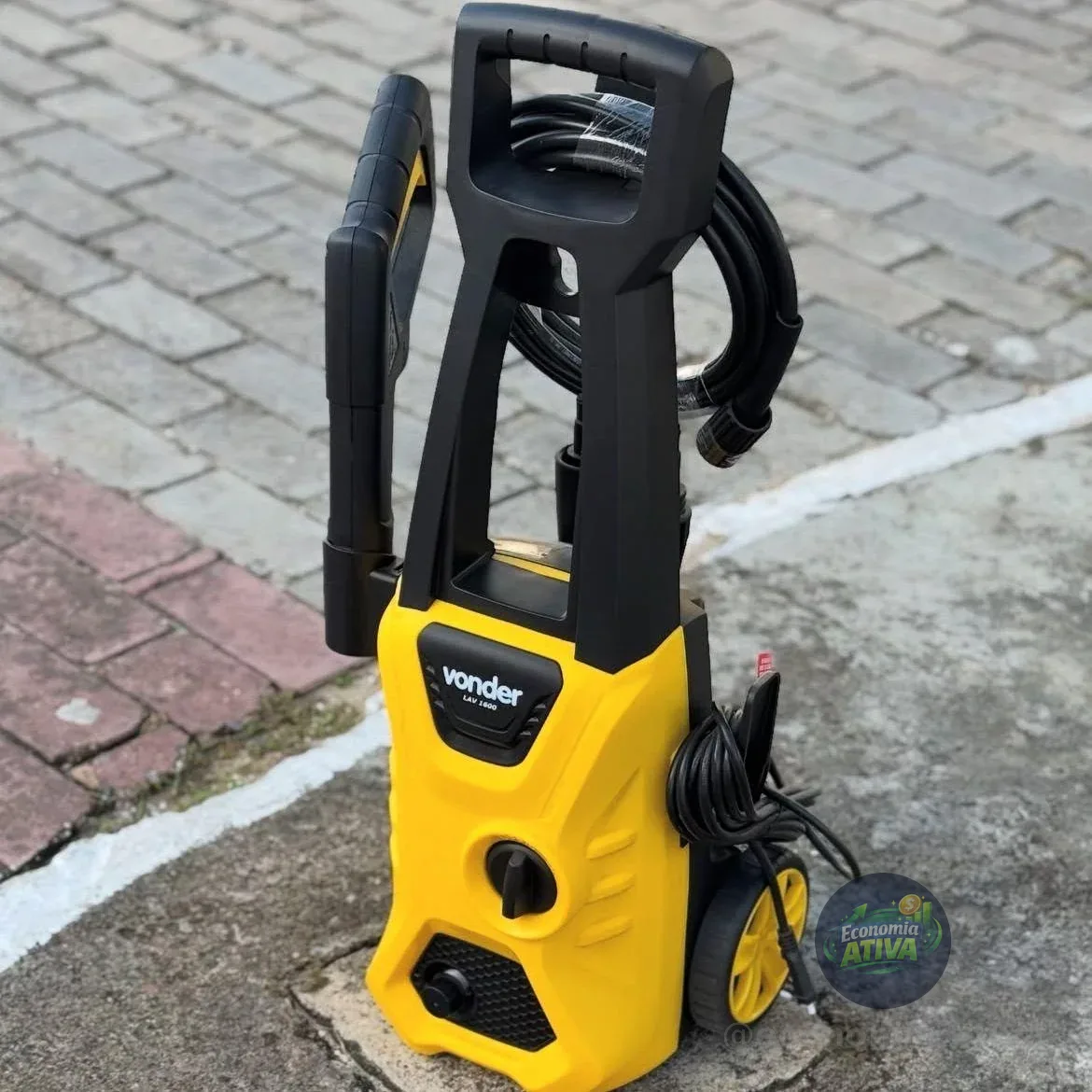Lavadora Alta Pressão 1400w 1600psi Vonder 220v Amarelo 60hz