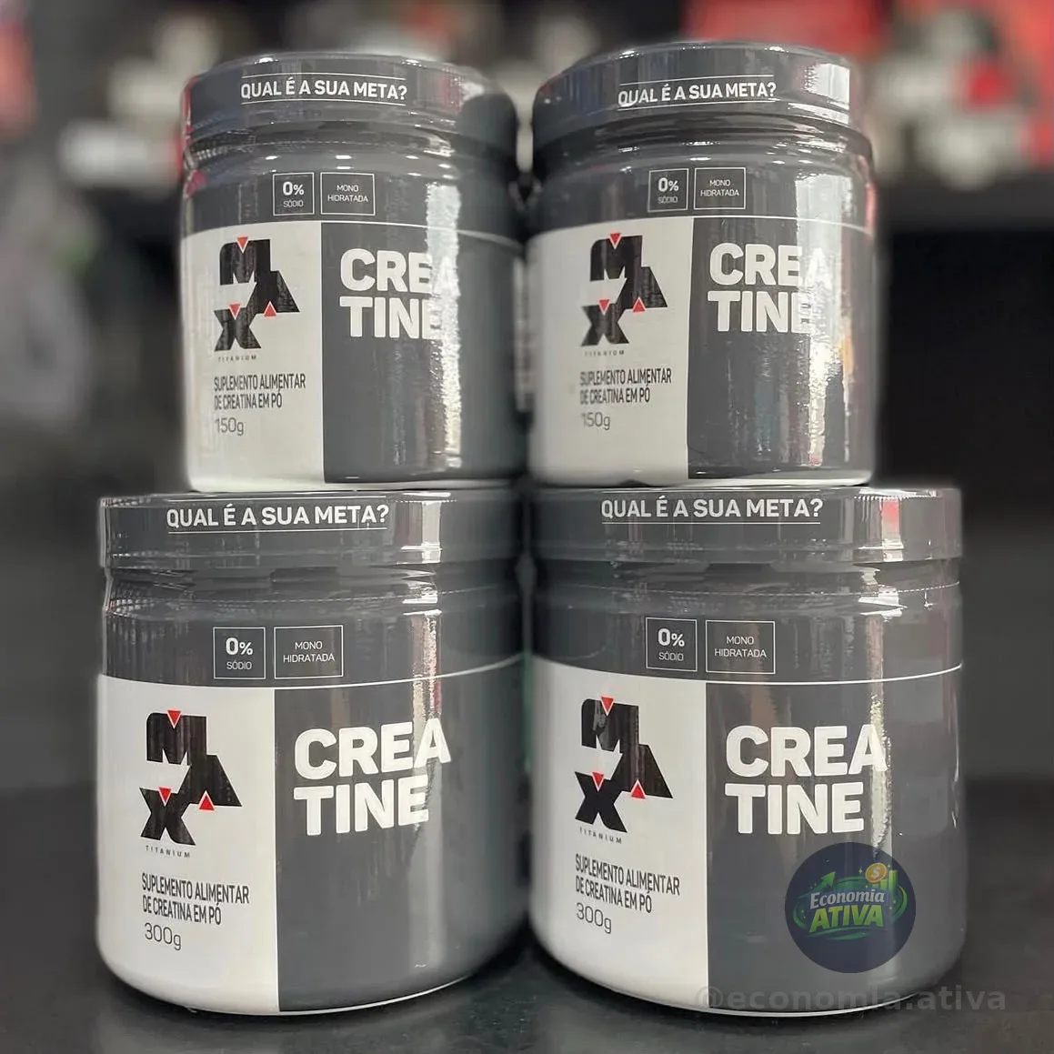 Creatina Monohidratada Max Titanium 300g