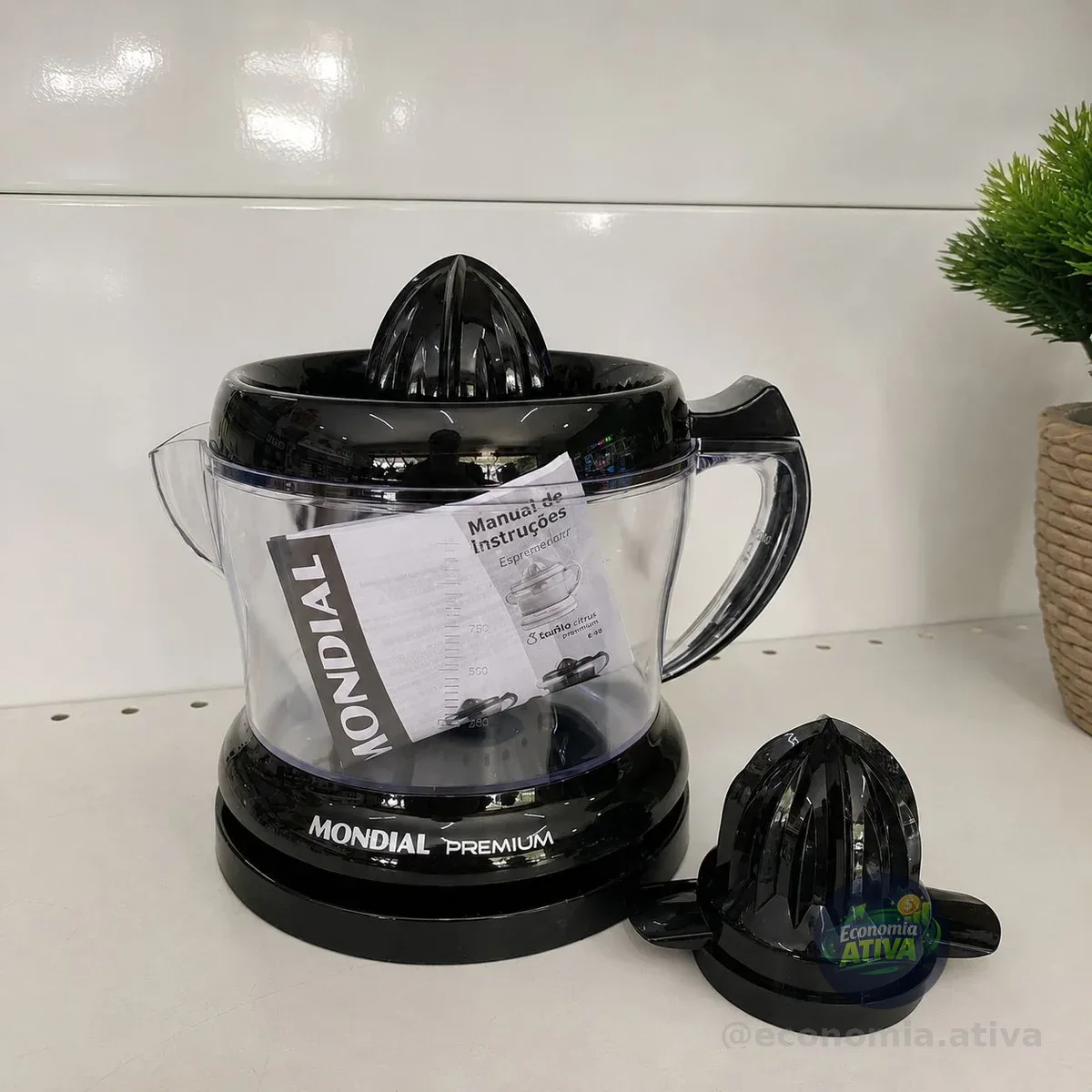 Espremedor Premium Mondial 30w E-02 Preto 127v