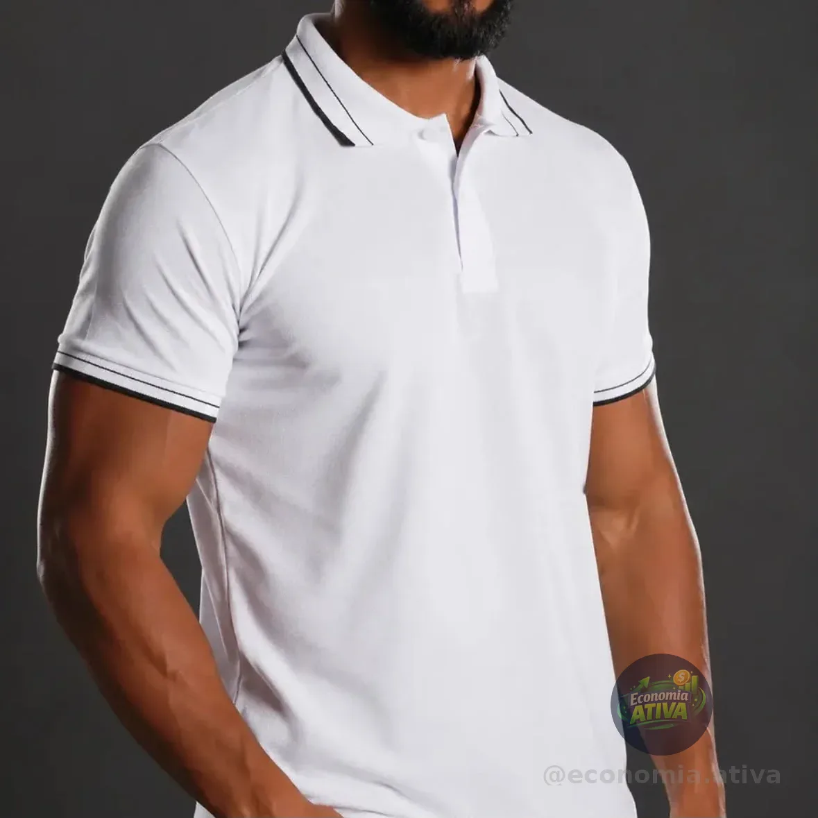 Camisa Gola Polo Masculina Pique Premium