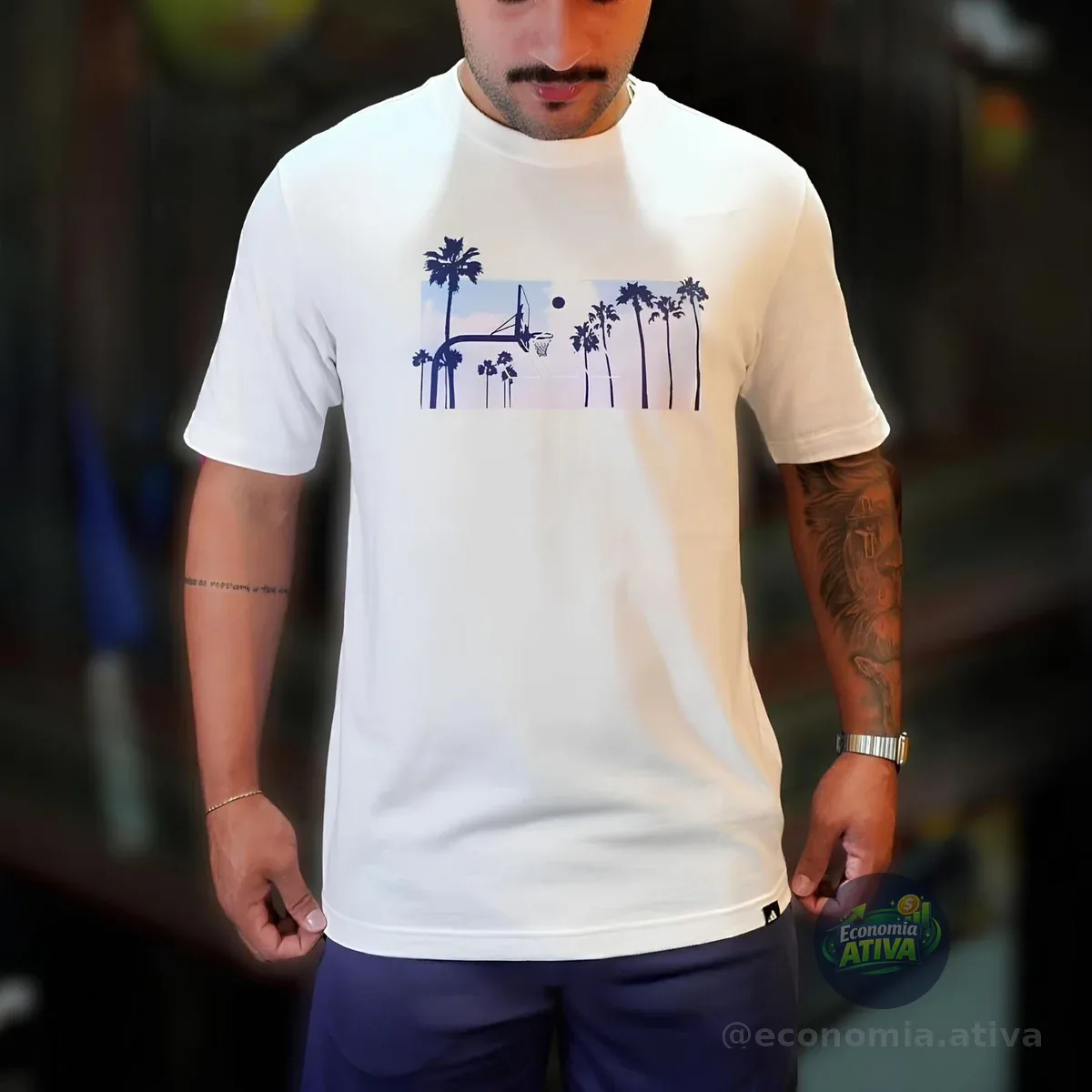 Camiseta Estampada Summer Sunset adidas (2 cores)