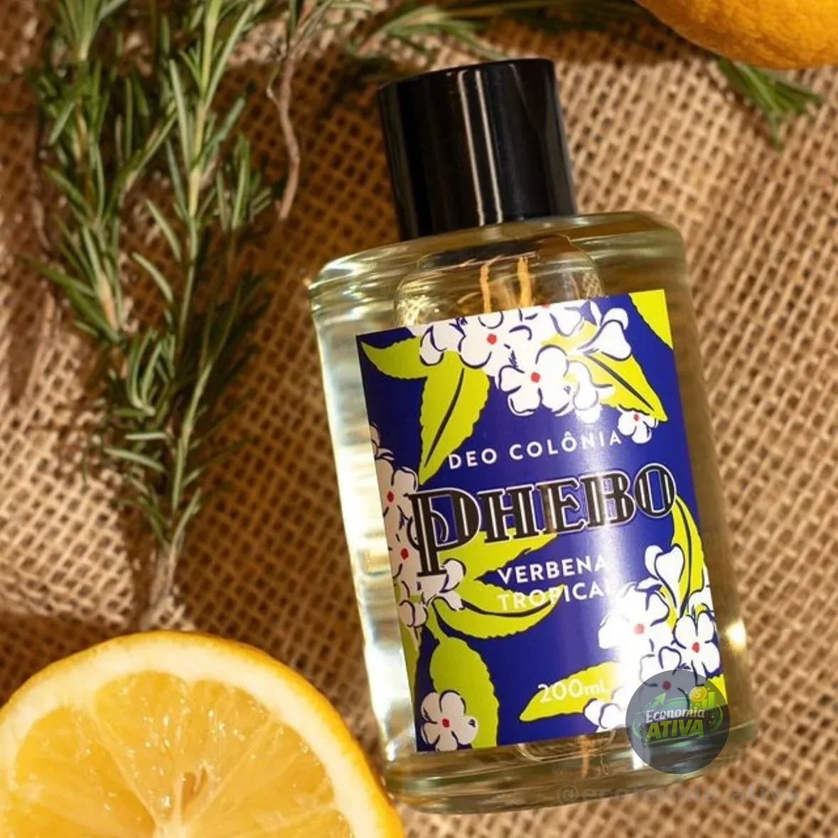 Phebo Deo Colônia, Verbena Tropical, 200ml