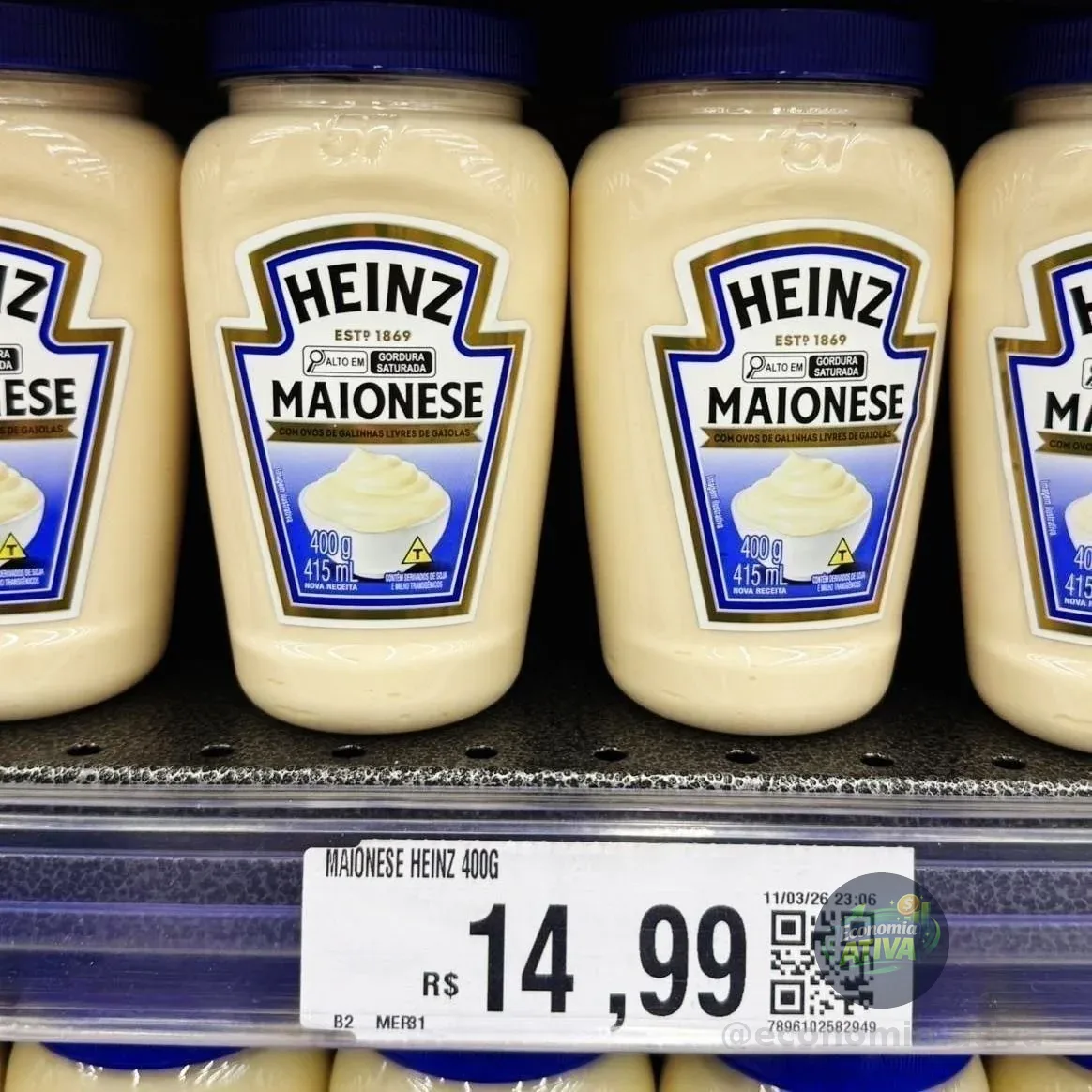 Heinz Maionese Tradicional 400G