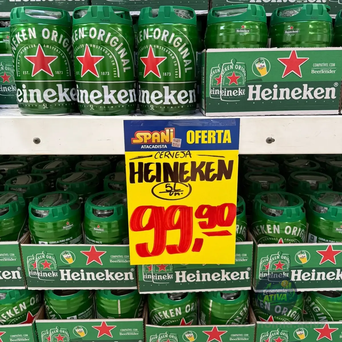 Cerveja Premium 5L Barril Heineken