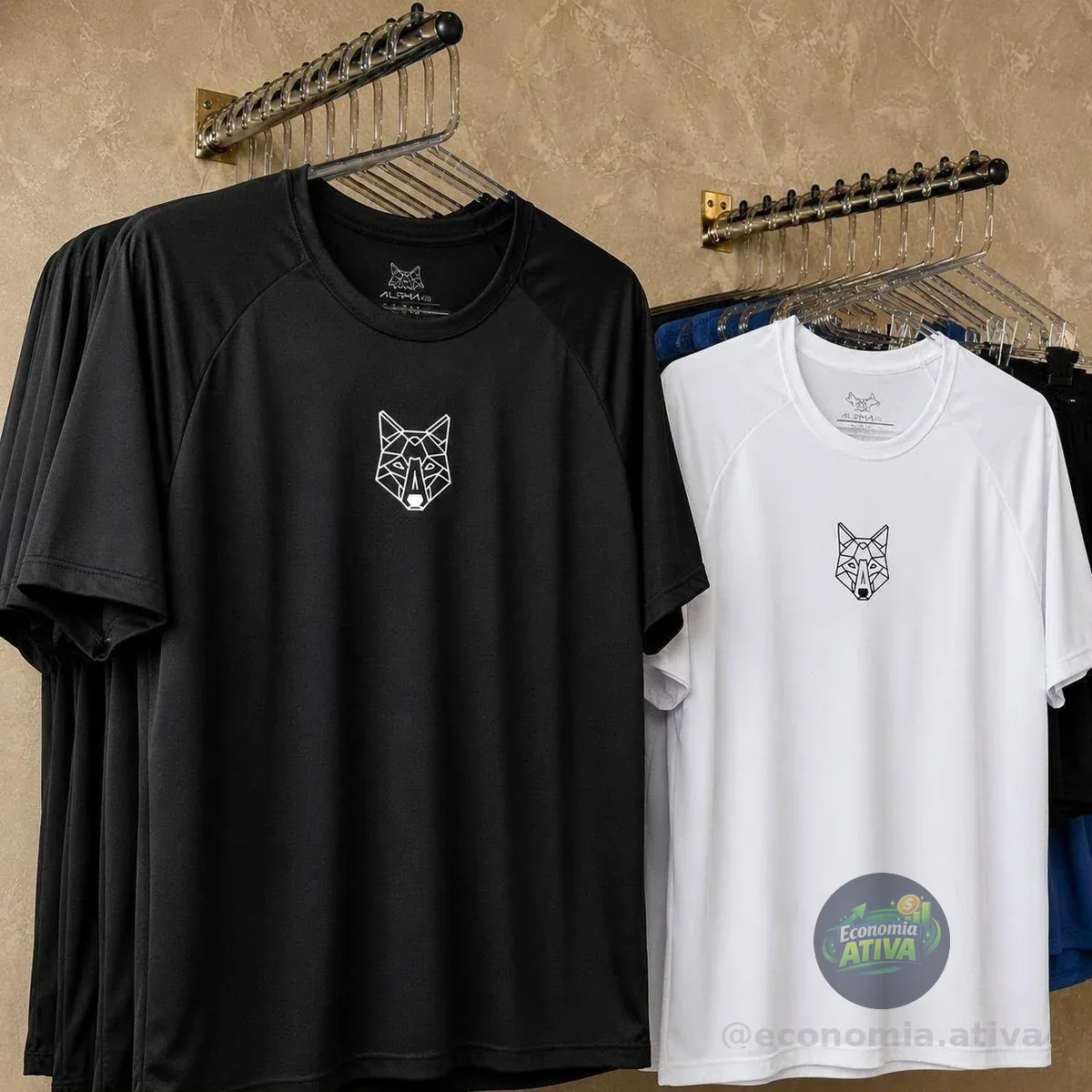 Kit 2 Camisetas Masculina Dry Alpha Co