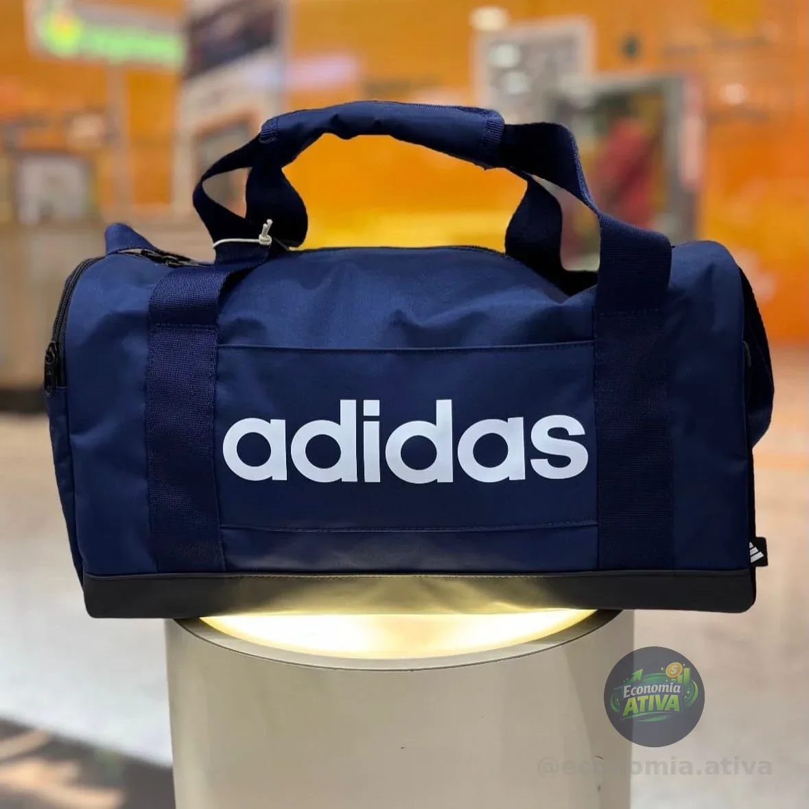 Mala Duffel Linear Pequena adidas