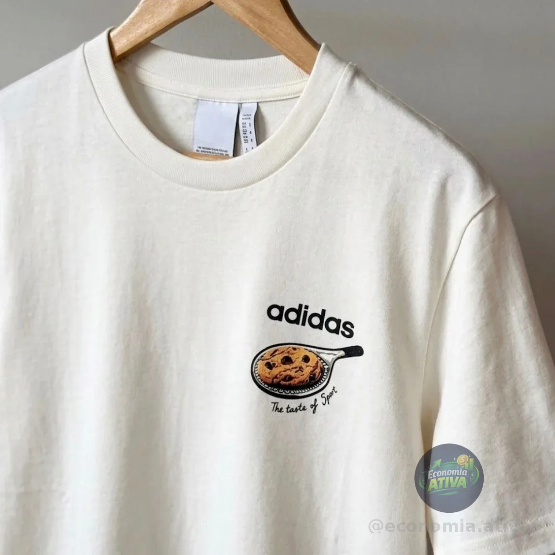 Camiseta Estampada Snack Cookie adidas