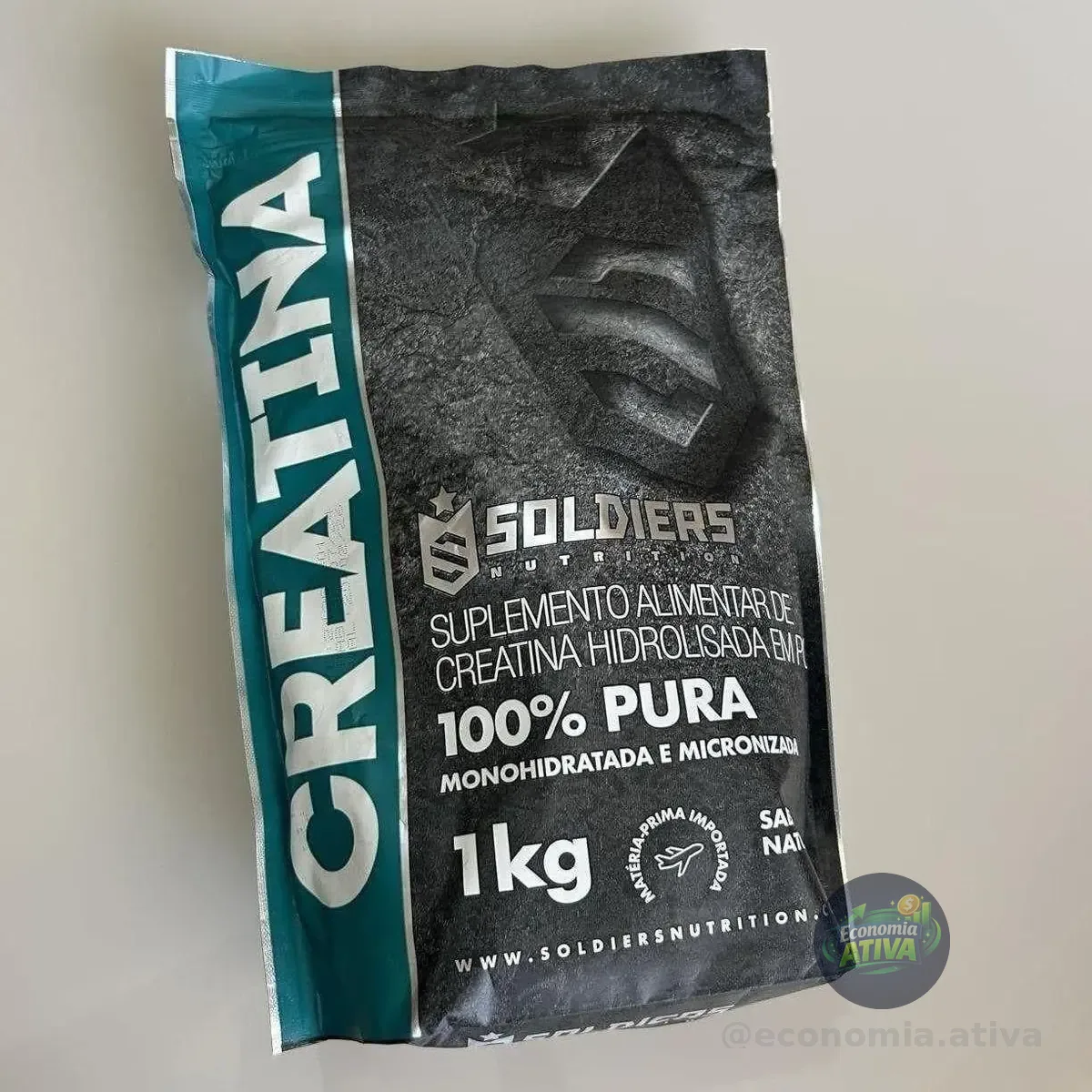 Creatina 1kg Suplemento 100% Em Pó