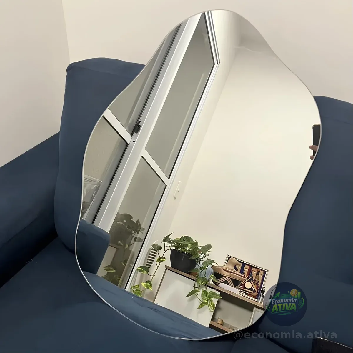 Espelho Ravenna 70x50cm Design Moderno Luxo