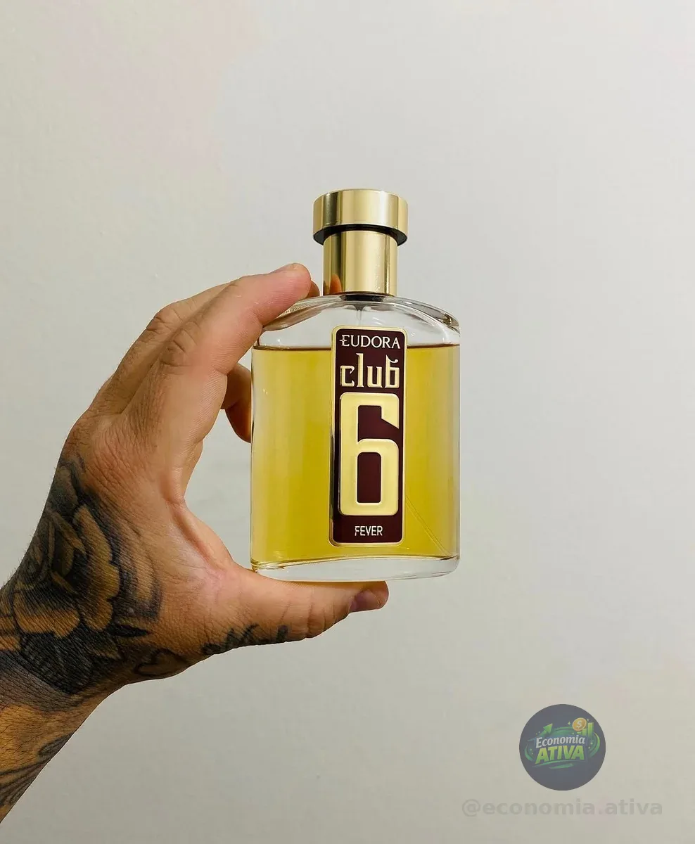 Colônia Club 6 Fever 95ml Eudora