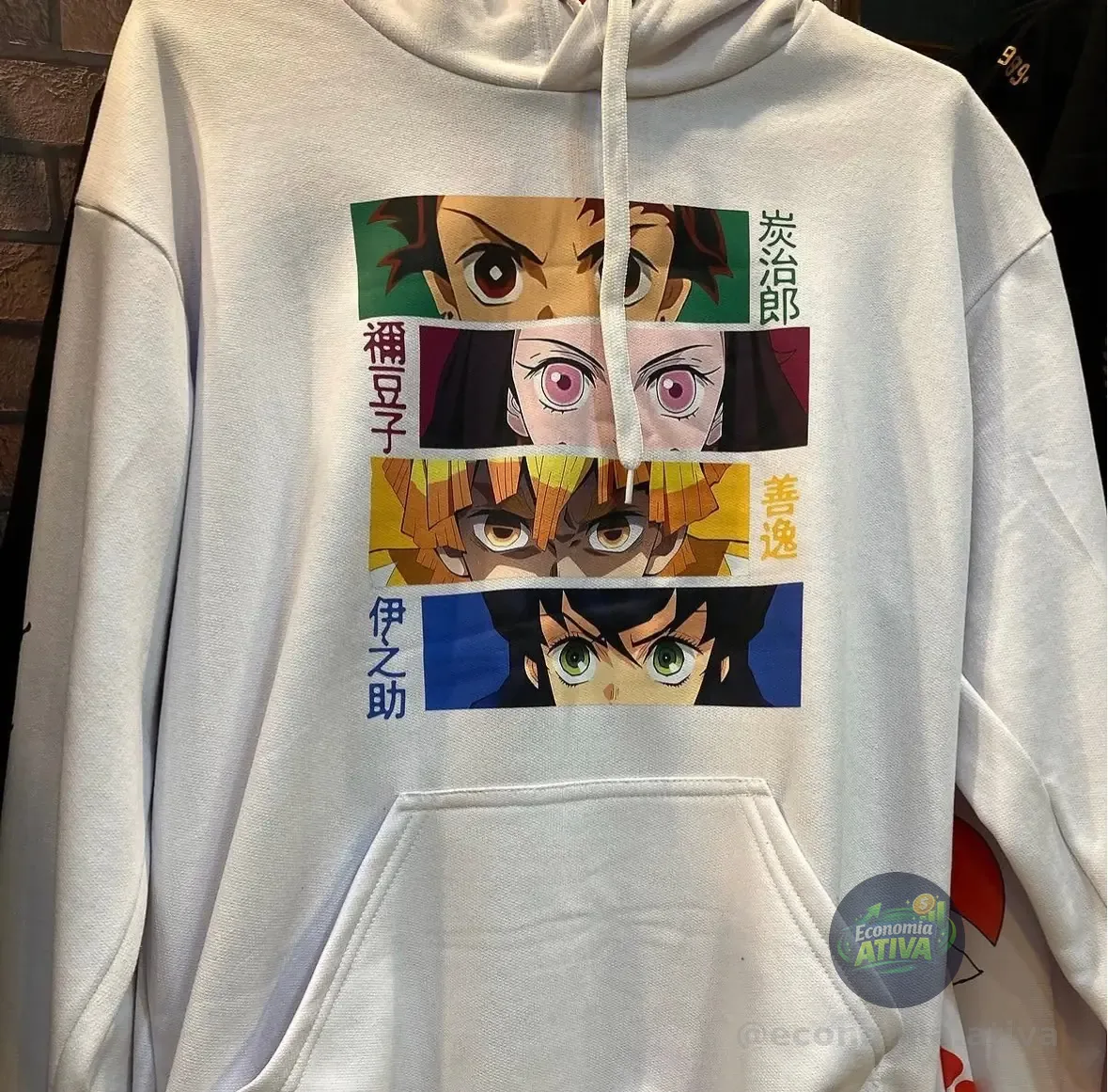 Blusa De Frio Moletom Estampa Top Demon Slayer Anime