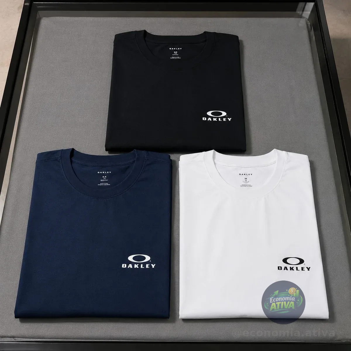 Kit 3 Camisetas Oakley Ellipse