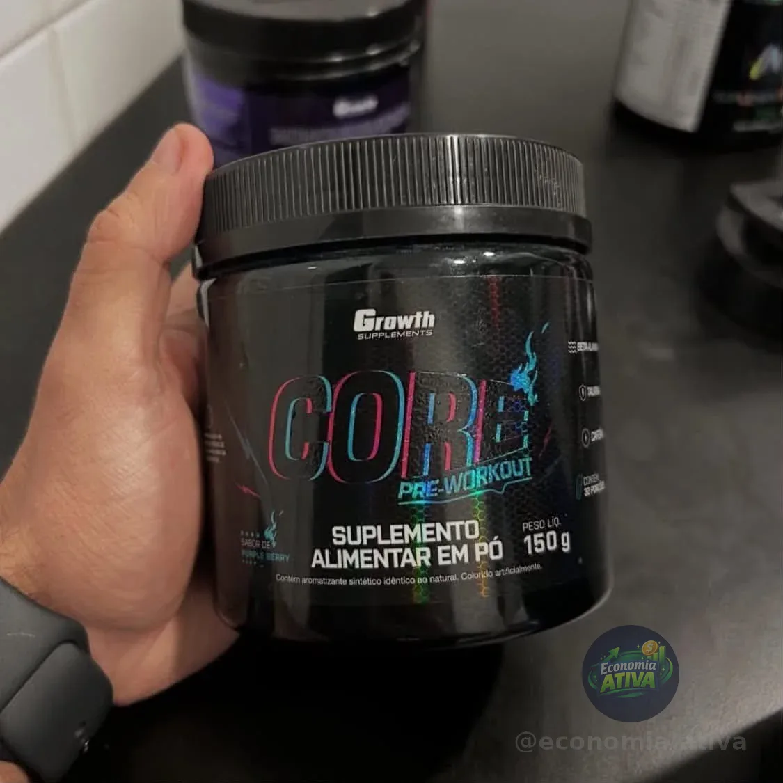 Pré Treino Core 150g Growth Supplements