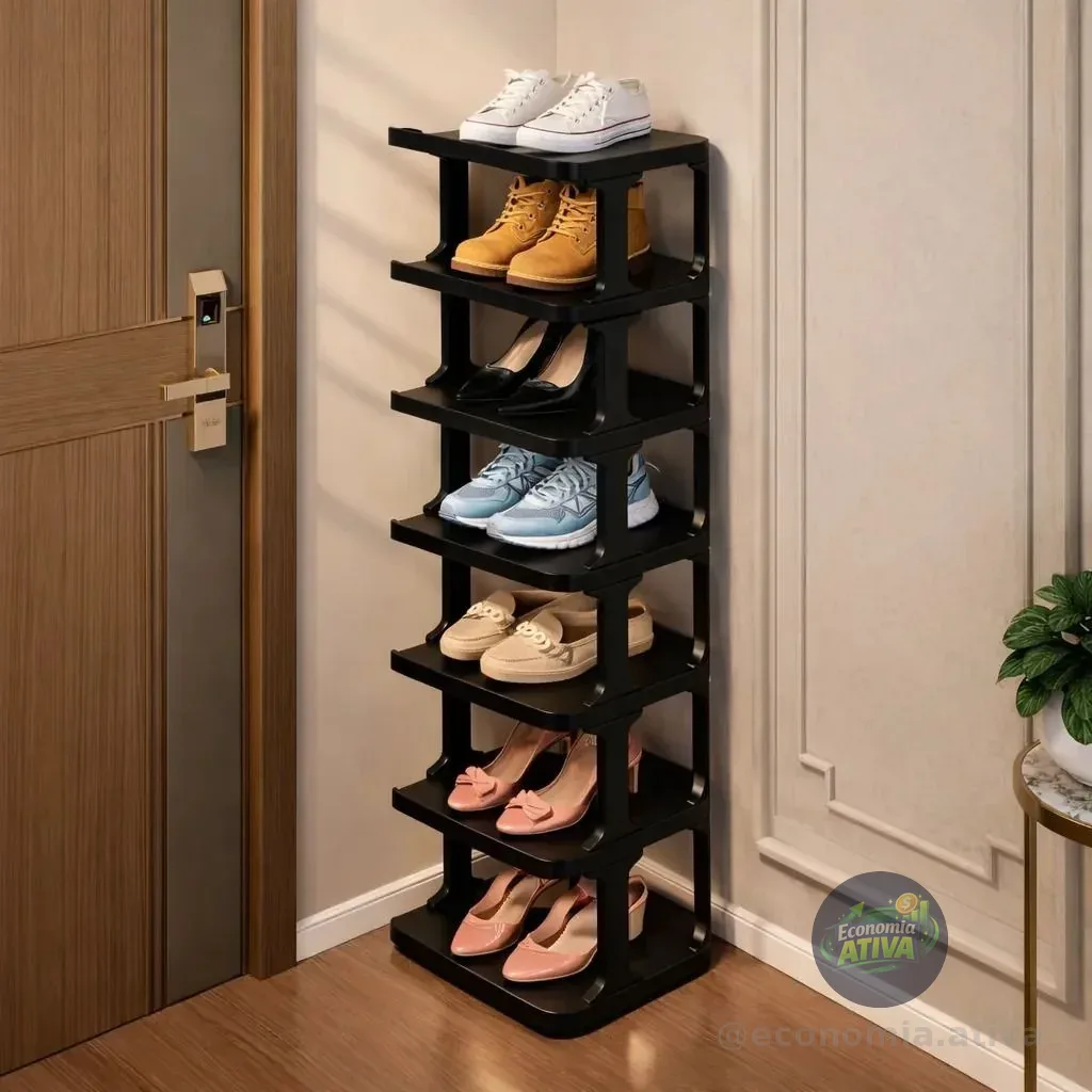 Sapateira 7 Pares (2 cores)