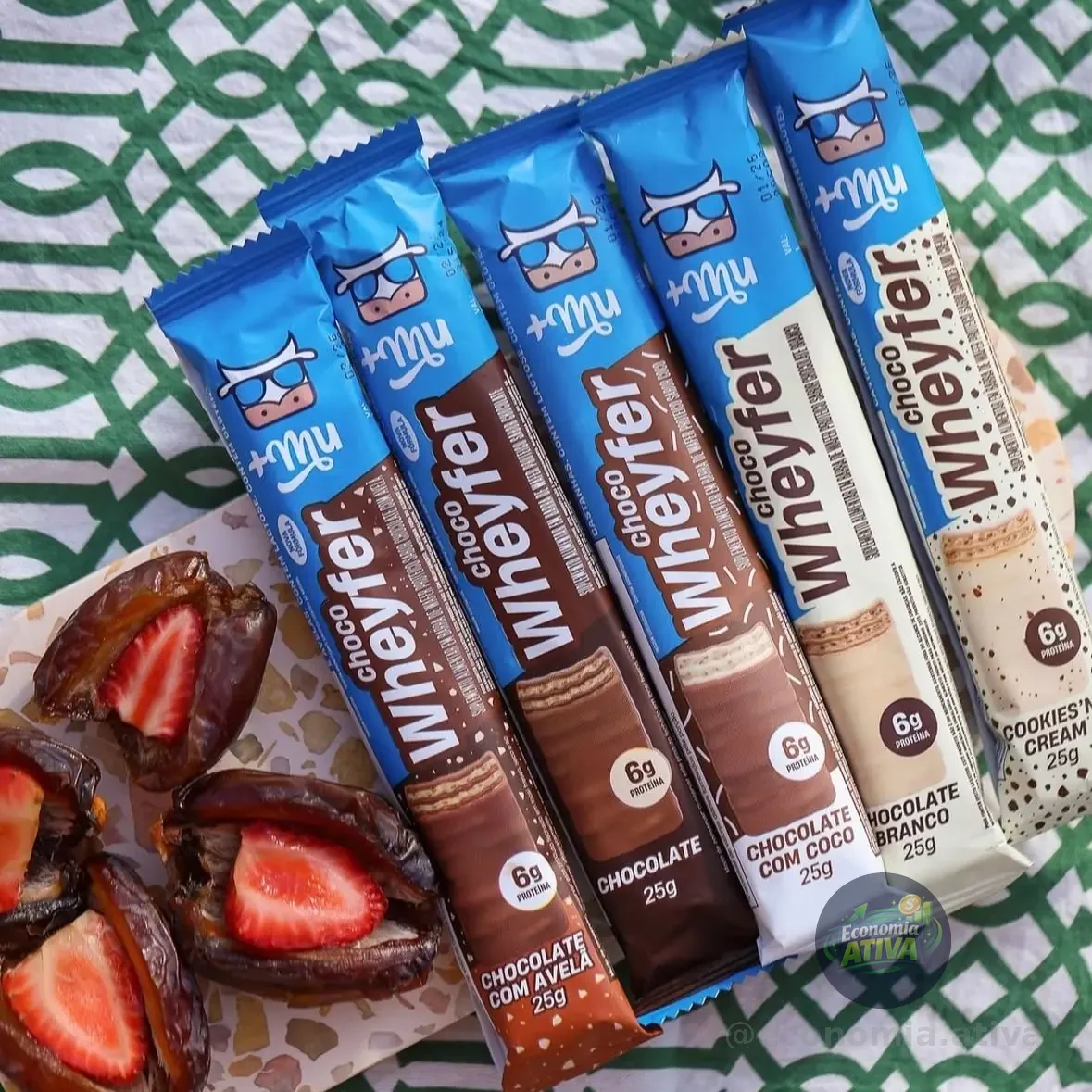 +mu Chocowheyfer Chocolate Branco 6g Proteína- Display 12 Un